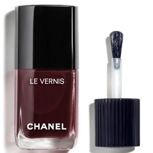 Chanel Le Vernis Nail Colour 155 Rouge Noir 12 ml, Long-Lasting Nail Polish - Chanel - Image 2