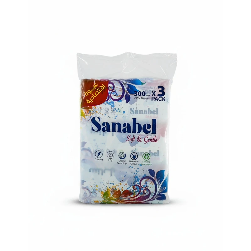 Al sanabel facial tissue 300×3 - Al sanabel