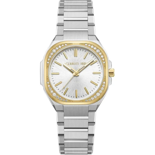 Cerruti 1881 Women's Leadri Watch Stainless Steel Multi Color Dial Rose Gold 32mm
