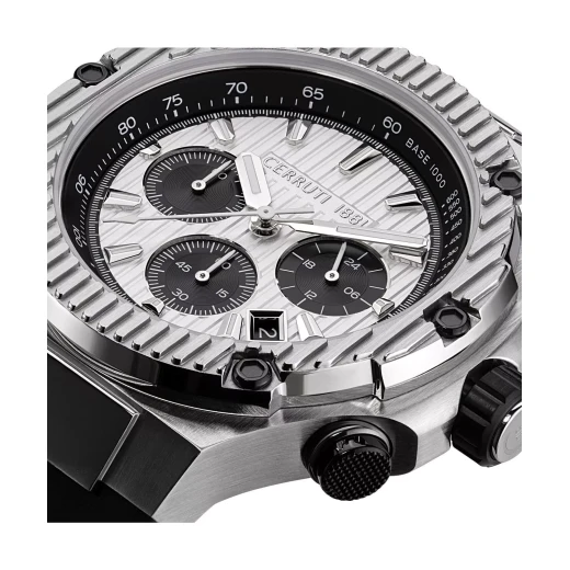 Cerruti 1881 Lucardo Men's Watch CIWGO0050604 Stainless Steel Multicolor Dial 44mm Water Resistant 100m - Cerruti 1881 - Image 6