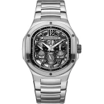 Cerruti 1881 Men's Multifunction Watch Stainless Steel Bracelet Black Dial 40mm - Cerruti 1881