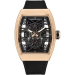 Cerruti 1881 Calliano CIWGN0019503 Gents Watch Stainless Steel IP Pink Gold Skeleton Dial Sapphire Crystal 50m Water Resistant - Cerruti 1881