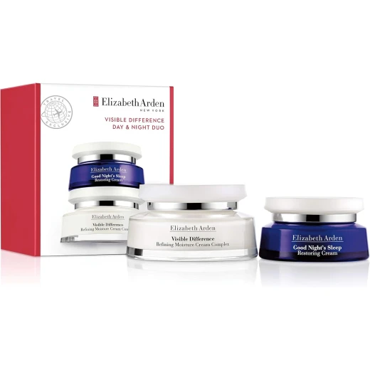 Elizabeth Arden Visible Difference Moisturising Cream Day and Night Set 100ml and 50ml Elizabeth Arden Visible Difference Moisturising Cream Day and Night Set 100ml and 50ml