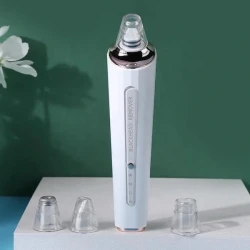 مزيل الرؤوس السوداء الكهربائي من جينيريك، منظف مسام بالشفط، قابل لإعادة الشحن عبر USB بثلاثة أوضاع شفط لتنظيف المسام بعمق