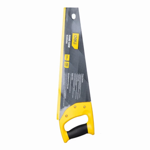 Deli Hand Saw 400mm EDL6840A, 65Mn Steel Blade, Ergonomic Grip, Woodworking and Gardening Deli Hand Saw 400mm EDL6840A, 65Mn Steel Blade, Ergonomic Grip, Woodworking and Gardening