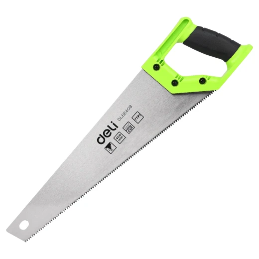 Deli EDL6840B Hand Saw 400mm 65Mn Steel Blade with Comfortable TPR Handle - Deli - Image 3
