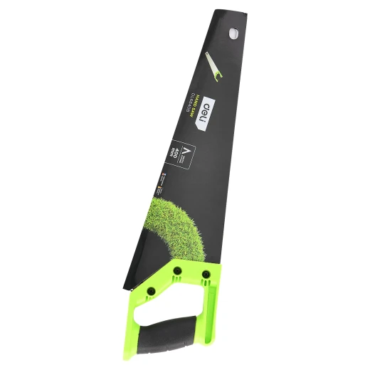 Deli EDL6840B Hand Saw 400mm 65Mn Steel Blade with Comfortable TPR Handle Deli EDL6840B Hand Saw 400mm 65Mn Steel Blade with Comfortable TPR Handle