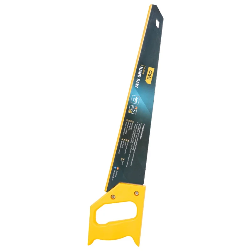 Deli Hand Saw 16 Inch 65MN Steel Blade Woodworking Pruning Saw - Deli