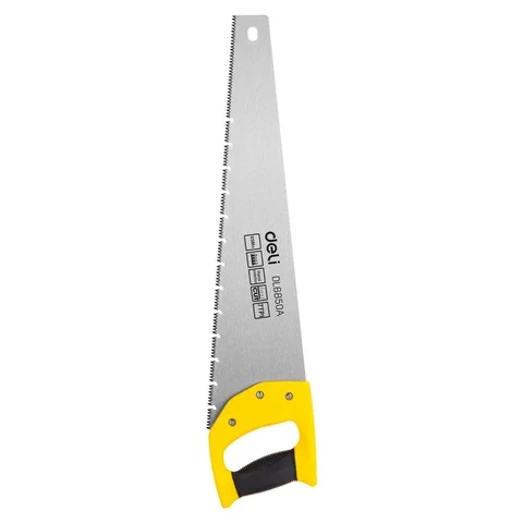 Deli Hand Saw 20 Inch -48 EDL6850A Yellow Hand Saw for Woodworking - Deli - Image 2
