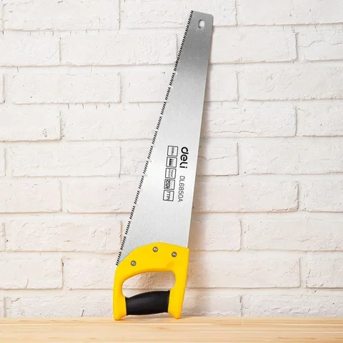 Deli Hand Saw 20 Inch -48 EDL6850A Yellow Hand Saw for Woodworking - Deli - Image 8