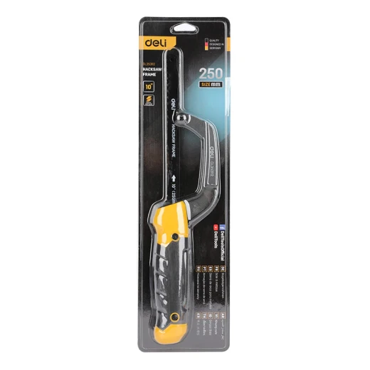 Deli Mini Hacksaw Frame 10 Inch 12 Inch Aluminum Alloy Bimetal Blade - Deli - Image 4