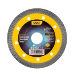 Deli 115mm Mesh Rim Ultrathin Diamond Cutting Disc, 4.5 Inch Blade, 1.4mm Thickness - Deli