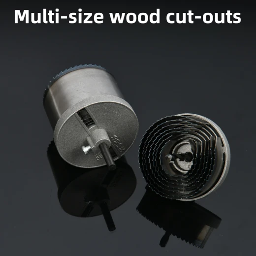 Deli Wood Hole Saw Set EDH-MKK007-ED2 For Woodworking and DIY Projects Standard Size - Deli - Image 3