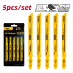 Deli Jig Saw Blades for Wood Cutting, HCS Material, 5 Pcs per Pack, Pack of 2 - Deli