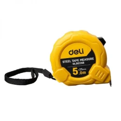 Deli Tools Measuring Tape 5 Meter with Metric Blade EDL9025B, Durable, Easy to Read