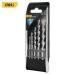 Deli Masonry Drill Bit Set 5 Pcs, High-Quality Concrete, Stone, and Brick Drilling Kit with Sizes Ranging from 4mm to 10mm, Ideal for Home Improvement and Professional Projects - Deli