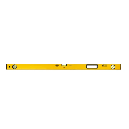Deli EDL291000 Professional Spirit Level 1000mm 3 Vials Including Magnetic Edge Yellow Durable Construction Accurate Measurements Ideal For Construction and DIY Projects - Deli - Image 5