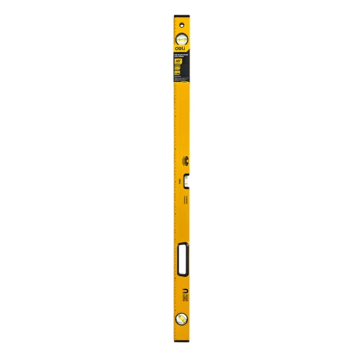 Deli EDL291000 Professional Spirit Level 1000mm 3 Vials Including Magnetic Edge Yellow Durable Construction Accurate Measurements Ideal For Construction and DIY Projects - Deli - Image 4