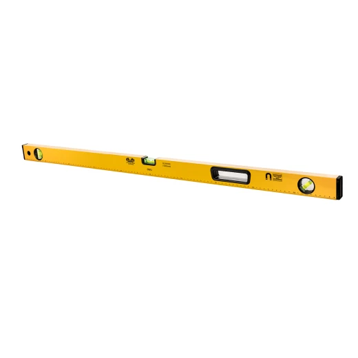 Deli EDL291000 Professional Spirit Level 1000mm 3 Vials Including Magnetic Edge Yellow Durable Construction Accurate Measurements Ideal For Construction and DIY Projects Deli EDL291000 Professional Spirit Level 1000mm 3 Vials Including Magnetic Edge Yellow Durable Construction Accurate Measurements Ideal For Construction and DIY Projects