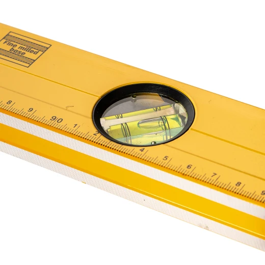 Deli EDL291000 Professional Spirit Level 1000mm 3 Vials Including Magnetic Edge Yellow Durable Construction Accurate Measurements Ideal For Construction and DIY Projects - Deli - Image 2