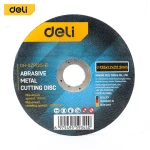 Deli 125mm Metal Cutting Disc, 1.2mm Thick, Carborundum Abrasive, Double Fiber Mesh - Deli