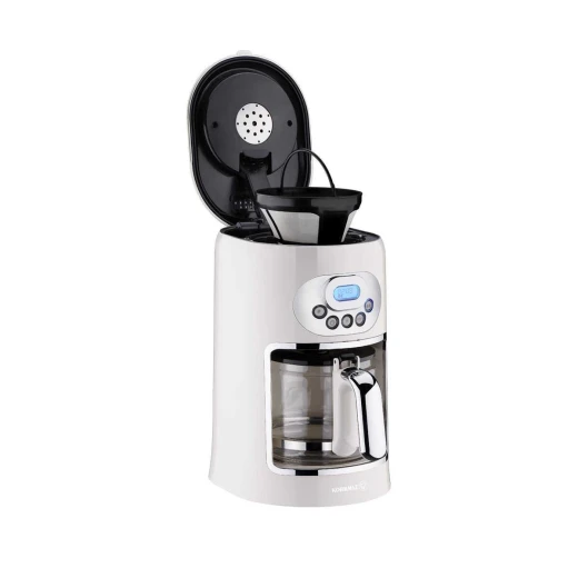 Korkmaz Drippa A866-01 LCD Filter Coffee Machine Vanilla 1400W 4 Cup Capacity - Korkmaz - Image 3