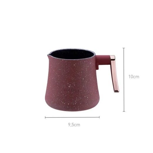 Korkmaz Otantik Turkish Coffee Machine Red, 3 Cup Capacity 700W, Thermo Balance Technology, Granite Effect Pot, Automatic Turkish Coffee Maker, Stylish Home and Office Coffee Appliance - Korkmaz - Image 2