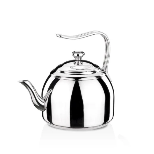 Korkmaz Droppa Tea Pot 2 L Stainless Steel with Solar Base for All Hobs Korkmaz Droppa Tea Pot 2 L Stainless Steel with Solar Base for All Hobs
