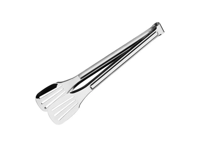 Korkmaz Twisty 25 Cm Stainless Steel Grill Tongs for Kitchen and BBQ - Korkmaz