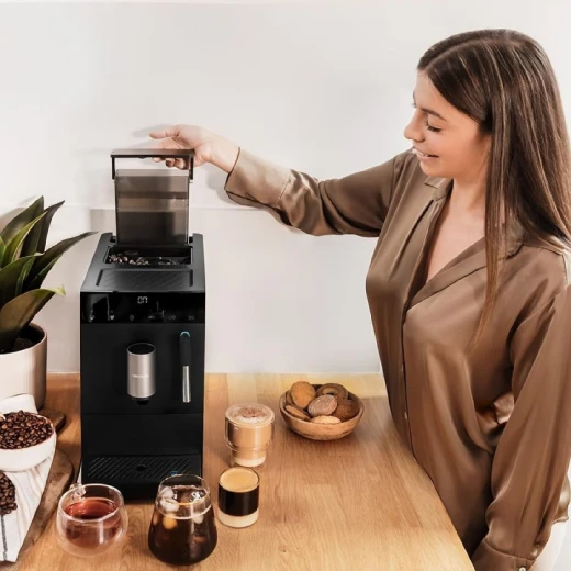 Cecotec Cremmaet Compact Steam Superautomatic Coffee Machine 19 Bar with Built-In Grinder, Thermoblock System for Espresso & Americano + Free Al Ameed Coffee Beans Voucher - Cecotec - Image 2
