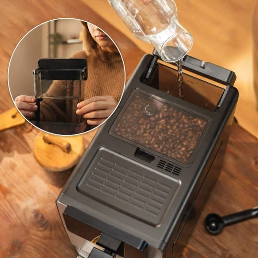 Cecotec Cremmaet Latte Art Fully Automatic Coffee Machine 19 Bar with Built-In Conical Grinder, Milk Tank & 6 Drinks + Free Voucher and Espresso Beans Gift - Cecotec - Image 7