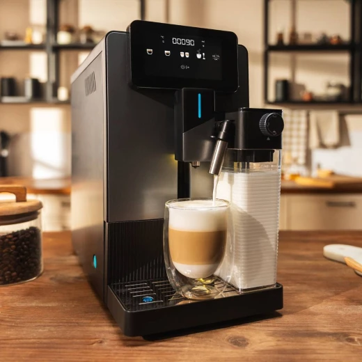 Cecotec Cremmaet Latte Art Fully Automatic Coffee Machine 19 Bar with Built-In Conical Grinder, Milk Tank & 6 Drinks + Free Voucher and Espresso Beans Gift - Cecotec - Image 2