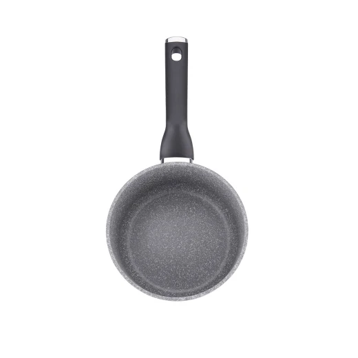Korkmaz Palma Saucepan 18x9 cm Non-Stick Volcanic Coating Eco-Friendly Cooking - Korkmaz - Image 2