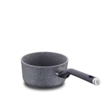 Korkmaz Palma Saucepan 18x9 cm Non-Stick Volcanic Coating Eco-Friendly Cooking - Korkmaz
