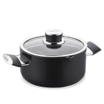 Korkmaz Lena Ceramic Cookware 18x9 cm Non-Stick Pot for Everyday Cooking - Korkmaz
