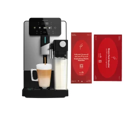 ماكينة قهوة أوتوماتيكية Cecotec Cremmaet Latte Art 19 بار مع مطحنة حبوب مدمجة وخزان حليب وتحضير 6 مشروبات + هدية قسيمة شراء وحبوب إسبريسو مجانية