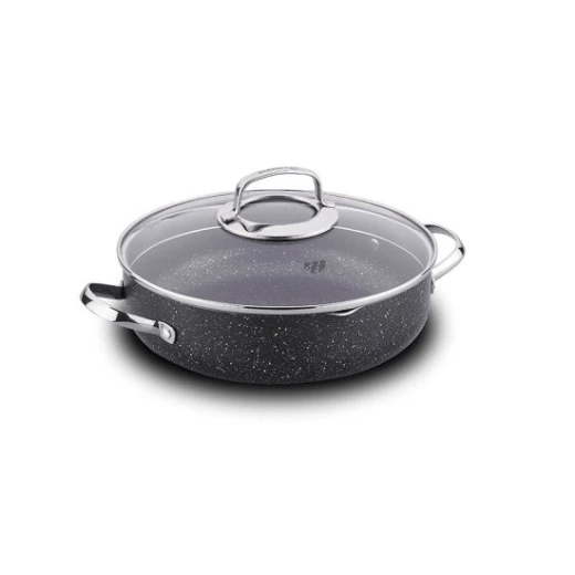 Korkmaz Galaxy Low Casserole 24x7cm - High Quality Durable Non-Stick Cookware for Healthy and Delicious Cooking Experiences on All Stovetops Korkmaz Galaxy Low Casserole 24x7cm - High Quality Durable Non-Stick Cookware for Healthy and Delicious Cooking Experiences on All Stovetops