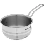 Korkmaz Steel Astra 2 Casserole Dish 14 x 7 cm Silver 1 Liter Capacity Oven Safe With Lid For Baking And Serving Kitchenware Essential - Korkmaz