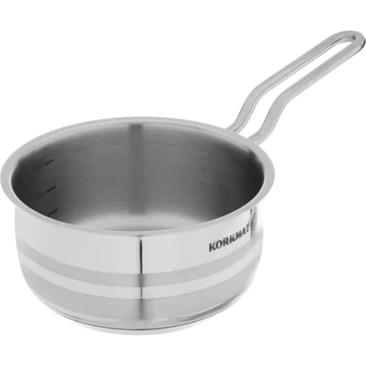 Korkmaz Steel Astra 2 Casserole Dish 14 x 7 cm Silver 1 Liter Capacity Oven Safe With Lid For Baking And Serving Kitchenware Essential Korkmaz Steel Astra 2 Casserole Dish 14 x 7 cm Silver 1 Liter Capacity Oven Safe With Lid For Baking And Serving Kitchenware Essential
