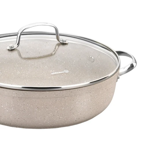 Korkmaz Astra Stainless Steel Steamer Set 18/10 Cr-Ni 4 Liter Capacity for Healthy Cooking - Korkmaz - Image 5