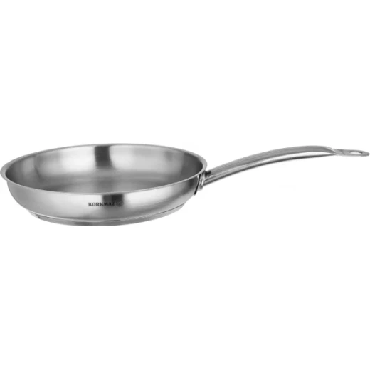 Korkmaz Proline Frypan 20cm 8 Inch Stainless Steel Oil-Free Cooking Induction Compatible - Korkmaz - Image 2