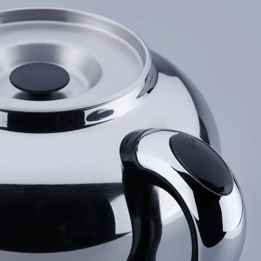 Korkmaz Caycolik Electric Kettle A842 Stainless Steel 3 Liters Hot Water Capacity 1.3 Liters Teapot 2000 Watts Multicolour - Korkmaz - Image 3