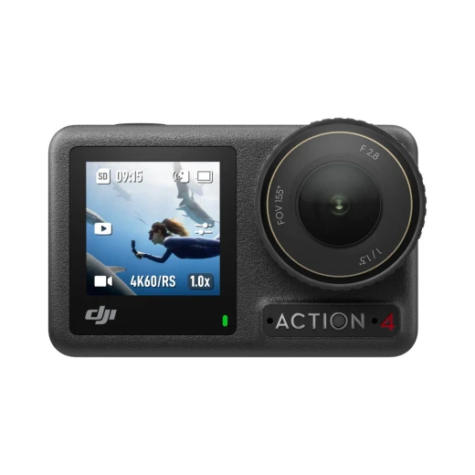 DJI Osmo Action 4 Adventure Camera – 4K Waterproof Dual Screen for Extreme Sports, delivering high-quality, stable, and smooth footage designed for action-packed adventures and challenging environments DJI Osmo Action 4 Adventure Camera – 4K Waterproof Dual Screen for Extreme Sports, delivering high-quality, stable, and smooth footage designed for action-packed adventures and challenging environments