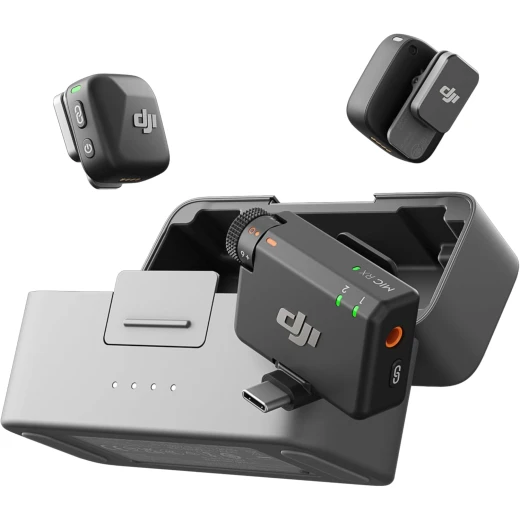 DJI Mic Mini Ultra-Light Wireless Microphone System with Professional Sound Quality and 400m Transmission Range, delivering clear and reliable audio for content creators, vloggers, interviews, and on-the-go recording DJI Mic Mini Ultra-Light Wireless Microphone System with Professional Sound Quality and 400m Transmission Range, delivering clear and reliable audio for content creators, vloggers, interviews, and on-the-go recording
