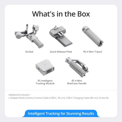 DJI RS 4 Mini Combo Compact Lightweight Gimbal for Content Creators with Automated Axis Locks and 3rd Generation Vertical Shooting for Smooth Professional Video Recording - DJI - Image 8