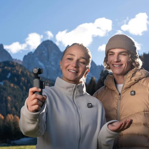 كاميرا جيمبال محمولة DJI Osmo Pocket 4 بمستشعر 1 بوصة CMOS بدقة 4K 240 إطارًا في الثانية مع ActiveTrack 7.0 ونطاق ديناميكي 14 توقفًا - DJI - Image 2