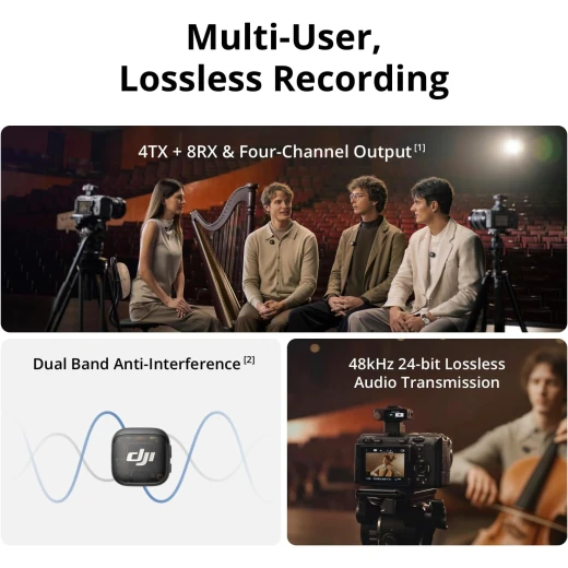 DJI Mic 3 Advanced Mini Wireless Microphone System with Charging Case for Creators - DJI - Image 5