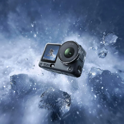 DJI Osmo Action 6 Standard Combo 8K Waterproof Action Camera with 1/1.1-Inch Square Sensor, Variable Aperture, RockSteady 3.0 Stabilization, Cold Resistance, and 50GB Built-in Storage, designed for vlogging, adventures, and professional high-quality recording - Dji - Image 4