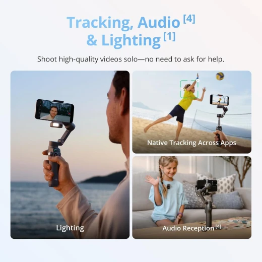 DJI Osmo Mobile 8 3-Axis Gimbal with Magnetic Phone Clamp and Multifunctional Module for Smooth Cinematic Video Recording - DJI - Image 4