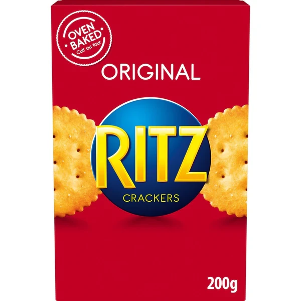 Ritz Crackers Savory Buttery Biscuits 200g Pack Ideal for Snacking and Entertaining - Ritz